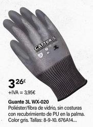Oferta de Guante 3L WX-020 por 3,26€ en Cadena88