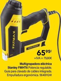 Oferta de Stanley - Multigrapadora Electrica FMHT6 por 65,95€ en Cadena88