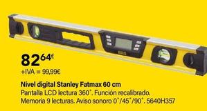 Oferta de Stanley - Nivel Digital Fatmax por 82,64€ en Cadena88