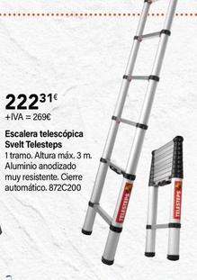 Oferta de Svelt - Escalera Telescópica Telesteps  por 222,31€ en Cadena88