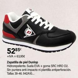 Oferta de Dunlop - Zapatilla De Piel por 63,95€ en Cadena88