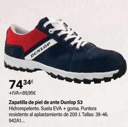 Oferta de Dunlop - Zapatilla De Piel De Ante S3 por 89,95€ en Cadena88