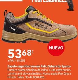 Oferta de Sparco - Zapato Seguridad Serraje Ratio Sahara por 64,95€ en Cadena88