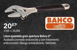 Oferta de Bahco - Llave Ajustable Gran Apertura 8 por 25,25€ en Cadena88