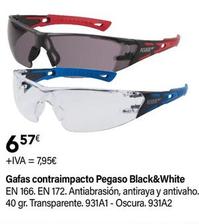 Oferta de Gafas Contraimpacto Pegaso Black&white por 7,95€ en Cadena88