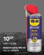 Oferta de Grasa En Spray Wd-40 por 12,5€ en Cadena88