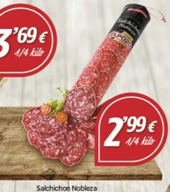 Oferta de Salchichón por 2,99€ en Alsara Supermercados