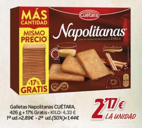 Oferta de Galletas napolitanas por 2,17€ en Alsara Supermercados