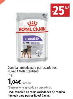 Oferta de Royal Canin - Comida Húmeda Para Perros Adultos por 1,04€ en El Corte Inglés