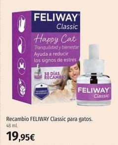 Oferta de  Feliway - Recambio Classic Para Gatos por 19,95€ en El Corte Inglés