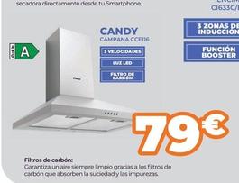 Oferta de Candy - Campana Cce116 por 79€ en Pascual Martí
