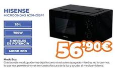 Oferta de Hisense - Microondas H20mobp1 por 56,9€ en Pascual Martí