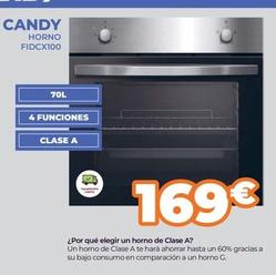 Oferta de Candy - Horno Fidcx100 por 169€ en Pascual Martí
