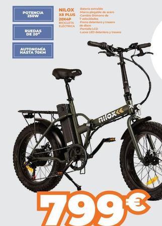 Oferta de Nilox - X8 Plus 20X4P Bicicleta Electrica por 799€ en Pascual Martí