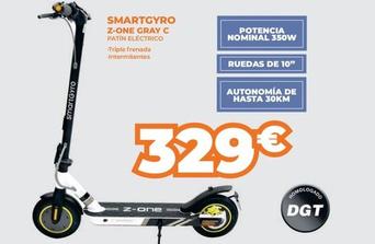 Oferta de Smartgyro - Z-One Gray C por 329€ en Pascual Martí
