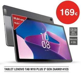 Oferta de Lenovo - Tablet TAB M10 PLUS 3 GEN ZAAM0141ES por 169€ en Milar