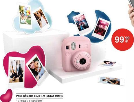 Oferta de Fujifilm - Pack Carama Instax MINI12 por 99,99€ en Milar