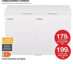 Oferta de Corberó - Congeladores por 199€ en Milar