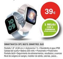 Oferta de Spc - Smartwatch 9637G Smartree Duo por 39€ en Milar