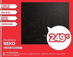 Oferta de Beko - Encimera HIIS63206M por 249€ en Mi electro
