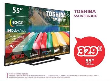 Oferta de Toshiba - 55UV3363DG por 329€ en Mi electro