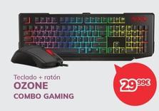 Oferta de Ozone - Teclado + Ratón Combo Gaming por 29,99€ en Mi electro
