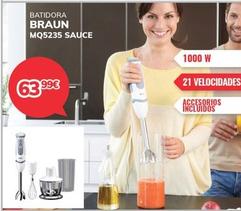 Oferta de Braun - Batidora MQ5235 Sauce por 63,99€ en Mi electro