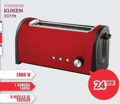 Oferta de  Kuken - Tostador por 24,99€ en Mi electro