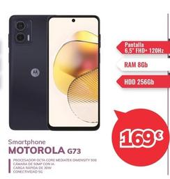 Oferta de Motorola - Smartphone G73 por 169€ en Mi electro