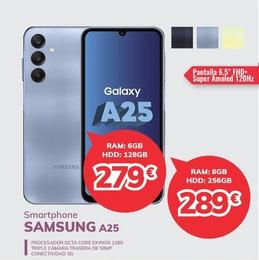 Oferta de Samsung - Smartphone A25 por 279€ en Mi electro