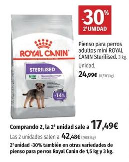 Oferta de Royal Canin - Pienso Para Perros Adultos Mini por 24,99€ en El Corte Inglés