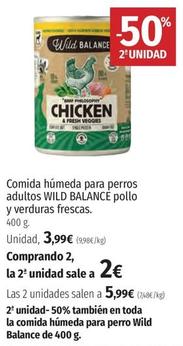 Oferta de Wild Balance - Comida Húmeda Para Perros Adultos por 3,99€ en El Corte Inglés