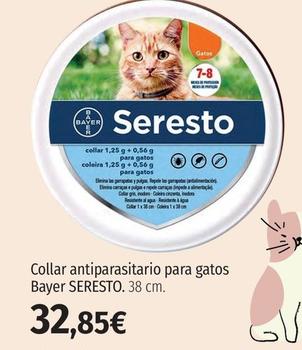 Oferta de Bayer - Seresto Collar Antiparasitario Para Gatos  por 32,85€ en El Corte Inglés
