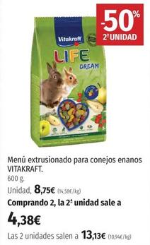Oferta de Vitakraft - Menu Extrusionado Para Conejos Enanos por 8,75€ en El Corte Inglés