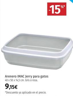 Oferta de Imac - Arenero Jerry Para Gatos por 9,15€ en El Corte Inglés