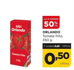 Oferta de Orlando - Tomate Frito por 0,99€ en Alimerka