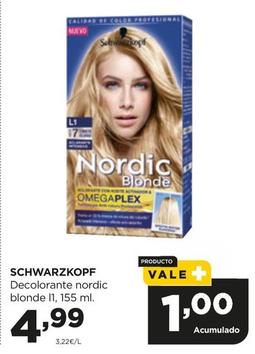 Oferta de Schwarzkopf - Decolorante Nordic Blonde por 4,99€ en Alimerka