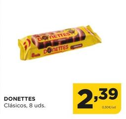 Oferta de Donettes - Clásicos por 2,39€ en Alimerka