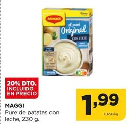 Oferta de Maggi - Pure De Patatas Con Leche por 1,99€ en Alimerka