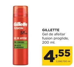 Oferta de Gillette - Gel De Afeitar Fusion Proglide por 4,55€ en Alimerka