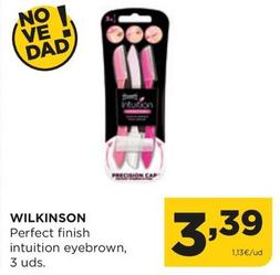 Oferta de Wilkinson - Perfect Finish Intuition Eyebrown por 3,39€ en Alimerka