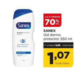 Oferta de Sanex - Gel Dermo Protector por 3,55€ en Alimerka