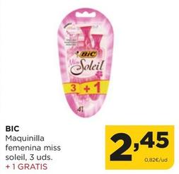 Oferta de Bic - Maquinilla Femenina Miss Soleil por 2,45€ en Alimerka