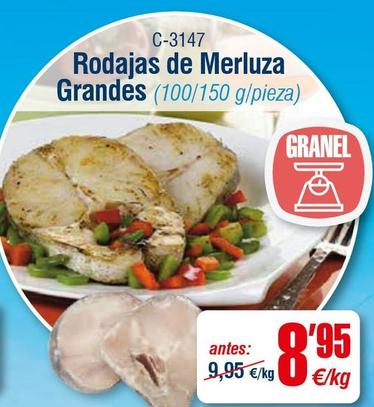 Oferta de Abordo - Rodajas De Merluza Grandes por 8,95€ en Abordo