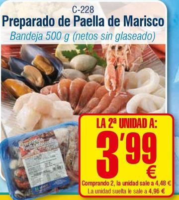 Oferta de Abordo - Preparado De Paella De Marisco por 4,96€ en Abordo