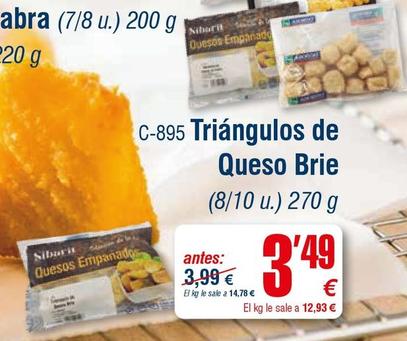 Oferta de Abordo - Triángulos De Queso Brie por 3,49€ en Abordo