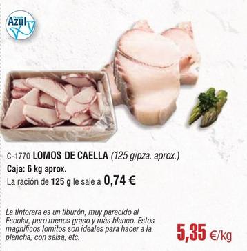 Oferta de Abordo - Lomos De Caella por 5,35€ en Abordo