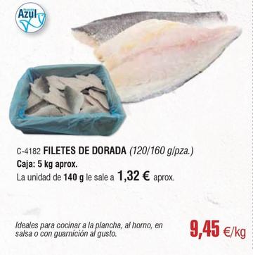 Oferta de Abordo - Filetes De Dorada por 9,45€ en Abordo