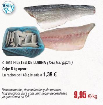 Oferta de Abordo - Filetes De Lubina por 9,95€ en Abordo