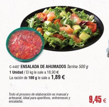 Oferta de Abordo - Ensalada De Ahumados por 9,45€ en Abordo
